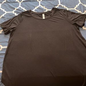 Women’s zenana basic black tee 3x